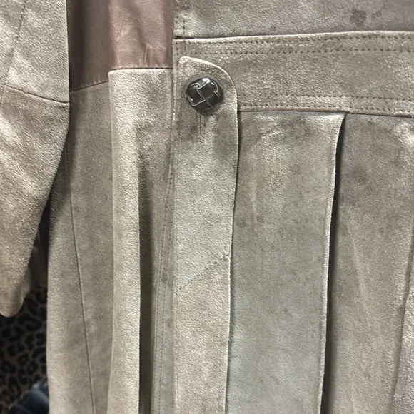 Brown Leather and Suede Jacket